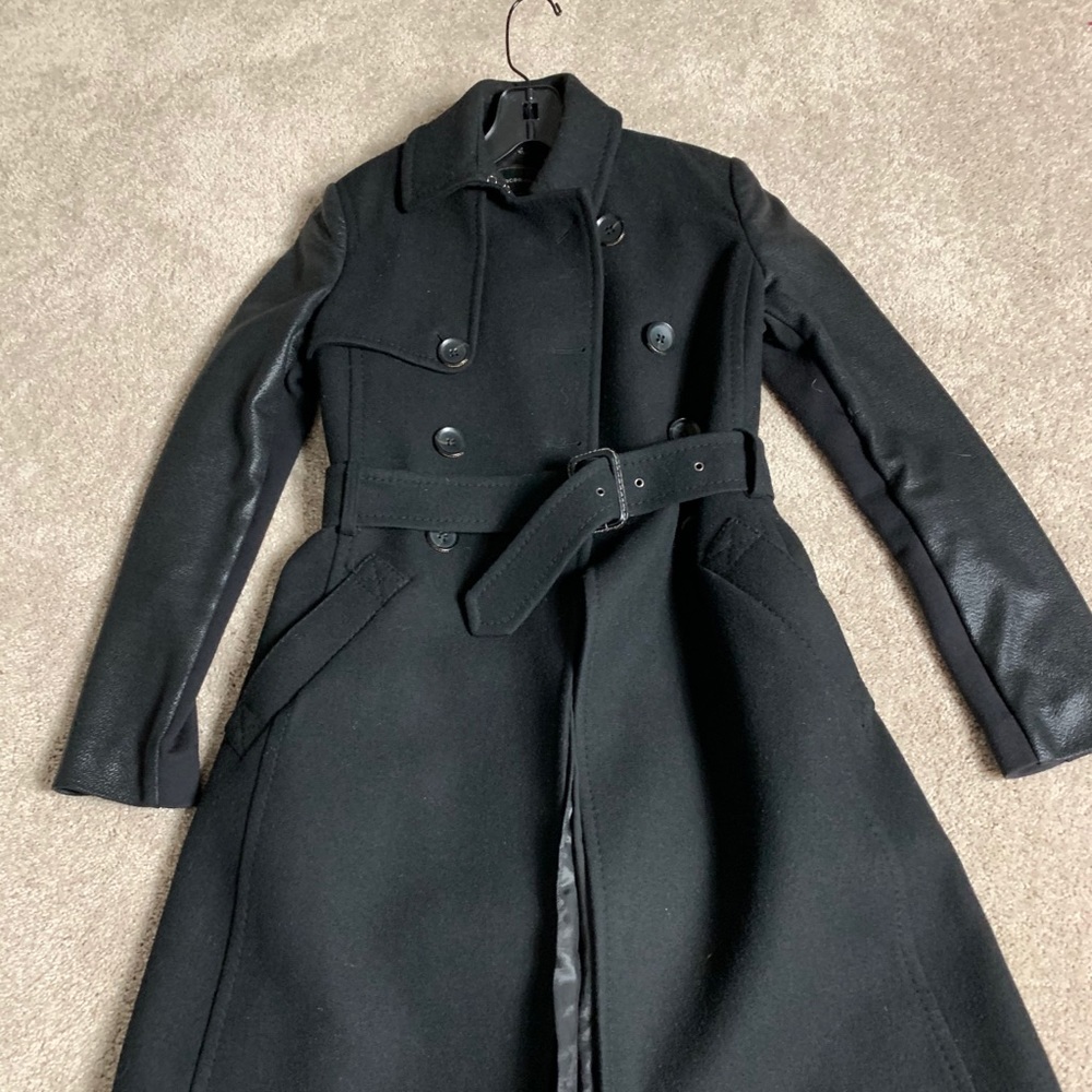 Black Wool BCBG coat